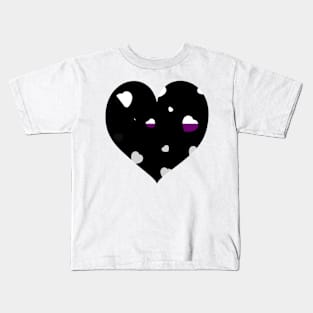 Chaotic Hearts, Pride Series - Demisexual Kids T-Shirt